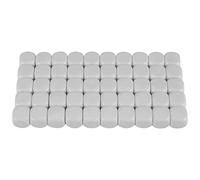 Aboiled Lot de 50 dés, 16 mm, en acrylique, arrondis, D6, pour jeu, fête, amusement, faire soi-même des autocollants et des mathématiques