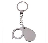 Aboiled Loupe de bijoutier grossissante 10 x 20 mm - Avec porte-clés - Pliable