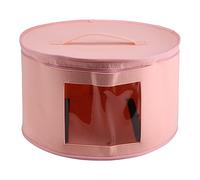 Aboiled Organisateur de boîtes à chapeaux rondes - Sac de rangement pliable avec couvercle anti-poussière - Grande boîte de rangement pour chapeau - C