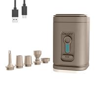 Aboiled Pompe à Air Pompe à Air Électrique avec Lumières Compresseur d'air sans Fil Pompes de Gonflage/Dégonflage de Charge USB pour Camping en Plein Air B
