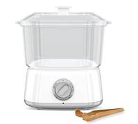 Aboiled Sèche-serviettes chaud, vapeur de à chauffage pour les soins du , peut contenir 12 mini serviettes humides, mini chauffe-serviettes portable, prise européenne