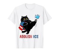 Abolish Ice Chat Noir Militant Protestataire T-Shirt