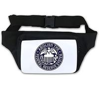 Abolish The Federal Reserve System United States Eagle Sac banane Blanc