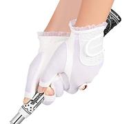 Abonda Mitaines de golf pour femme avec fermeture à sangle magique, gants de sport doux, moufles antidérapantes (1 paire)