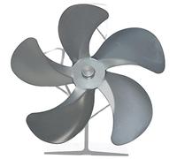 Abonda ventilateur silencieuse à 5 lames pour poêle à bois, ventilateur alimenté par la chaleur, fonctionnement silencieux pour poêle à bois/bûcher/cheminée (lames uniquement)