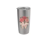 Abondance Automne Vase Floral Cottagecore Fleurs d'automne Gobelet isotherme en acier inoxydable double paroi
