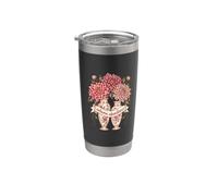Abondance Automne Vase Floral Cottagecore Fleurs d'automne Gobelet isotherme en acier inoxydable double paroi