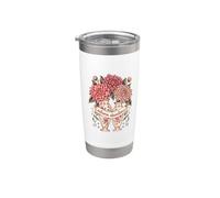 Abondance Automne Vase Floral Cottagecore Fleurs d'automne Gobelet isotherme en acier inoxydable double paroi