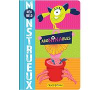 Aboninables - Méli Mélo Monstrueux - Livre jeu interactif pour créer des monstres à l'infini - Dès 3