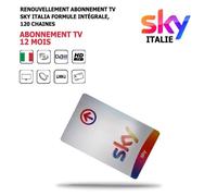 Abonnement TV - SKY - Formule Intégrale - 12 mois - 120 chaînes - HD via Satellite