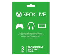 Abonnement Xbox Live Gold 3 mois