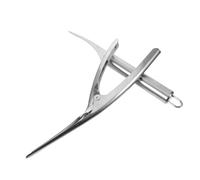 ABOOFAN 1 Ensemble Éplucheur de Crevettes Professionnel Acier Inoxydable de Outils pour Cuisine Accessoire Ménager pour Détacher Crevettes et Poissons