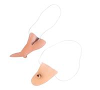 ABOOFAN 1 Jeu Nez Et Menton De Sorcière Faveur Du Parti Cosplay Accessoires De Costumes Dhalloween Accessoire De Costume De Sorcière Nez De Menton De Robe Décorer