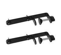 ABOOFAN 1 Paire Supports de Panneau perforé présentoir de Panneaux perforés Supports de Panneaux perforés en Forme de T Supports de Bureau à Panneaux perforés Le Fer Noir