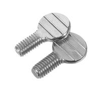 ABOOFAN 1 Paire Vis Outil De Barbecue Accessoires De Poêle à Barbecue Attaches De Pouce Outils De Barbecue En Plein Air Outils D'accessoires De Barbecue Acier Inoxydable Silver