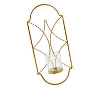 ABOOFAN 1 Pc Chandelier Decoration Mural décoration Mural Cierge décoration intérieur candelabre Bougie Chauffe-Plat essoreuse à Bougie bougeoir en Fer Ornement d'art de Fer Le Fer Golden