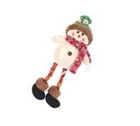 ABOOFAN 1 Pc décorations de Noël Pendentif Noel Ambiance Noel Ornements de Bonhomme de Neige en Peluche poupée Suspendue de noël décor de Noël décoration de noël à Suspendre Tissu tricoté