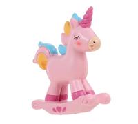 ABOOFAN 1 Pièce décoration de licorne decoration gateau licorne decoration licorne gateau fournitures de fête licorne friandises pour bas de Noël décor de dessert de dessin animé résine