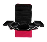 ABOOFAN 1 Pièce Sac Multifonctionnel Rangement Maquillage Étanche Capacité Spacieuse Tissu Oxford Pro pour Artistes et Débutantes Rouge Étanche