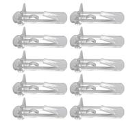 ABOOFAN 10 Clips de Support D'étagères en Plastique pour Meuble Bibliothèque et Armoire, Pack de 10pcs, Clips à Ressort Assurant Stabilité et Sécurité pour Diverses Applications