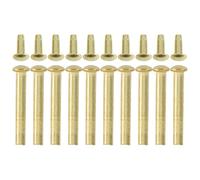 ABOOFAN 10 Ensembles Kit De Réparation De Clous Et D'écrous D'éventail Pliant À Main Attaches De Remplacement d'arbre D'éventails Portables pour Éventail De Fleurs Séchées en Papier De