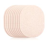 ABOOFAN 10 Éponges Exfoliantes Pratiques Visage en Pva Beige, Pack de 10 Pièces, Nettoyant Portable Usage Quotidien Nettoyage en Profondeur