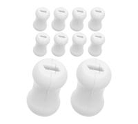 ABOOFAN 10 Pièces Clip de Sécurité et Espaces Intérieurs pour Chambres D'garçon et Filles Fonctionnement Fluide Blanc en Abs Design Élégant et Protection Anti-étranglement pour Cordon de