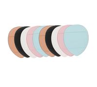 ABOOFAN 10 pièces Éponges Fond Teint Visage Multicolores Mini Triangulaires pour Poudre et Correcteur Outils Maquillage Portables pour Application Facile et Fixation