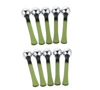 ABOOFAN 10 Pièces Eye Roller Massager Stick For Eye Care Metal Applicators For Even Serum Distribution Puffiness Reduction Portable Skincare Tool