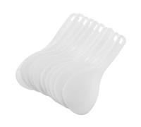 ABOOFAN 10 Pièces fournitures de cuisine scoop de riz cuillère de riz de restaurant accessoires de cuisine ménagers White