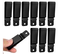 ABOOFAN 10 pièces Lot de Clips Robustes Métal pour Ceinture Clips Tuckable Pratiques pour Fixation Boucle de Sangle Résistante Accessoires Polyvalents pour Bandoulière et Sangle de Voyage