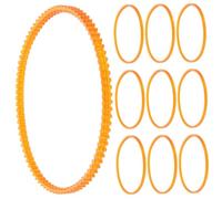 ABOOFAN 10 pièces Lot de Courroies Machine à Coudre PU Courroie Trapézoïdale Dentée Accessoires Couture Robustes pour Machine à Coudre Ancienne Domestique Compatible Pédale Installation