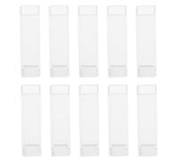 ABOOFAN 10 Pièces Lot de Cuvettes en Verre pour Analyse Quantitative D'échantillons Alignement Vertical Strict et Bords Finement Polis pour Laboratoire Universitaire ou Chimique