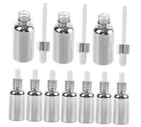 ABOOFAN 10 pièces Lot de Flacons Compte-gouttes pour Huile Essentielle Bouteilles Rechargeables avec Pipette Précision pour Cosmétiques et Sérums