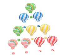 ABOOFAN 10 Pièces Lot Suspendues Forme de Décorations Colorées Réutilisables pour Couloirs de Classe et Événements Ambiance Chaleureuse et Festive