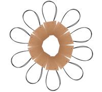 ABOOFAN 10 Pièces Sacs Emballage Fleurs Kraft avec Poignée Étanches et Durables pour Bouquets à Main Sacs Fleuriste Pratiques pour Fête et Mariage