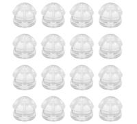 ABOOFAN 100 Pièces Bouchons D'oreilles en Silicone Transparents pour Bricolage Bijoux, Résistants la Déformation, pour Fabrication et Réparation de Boucles D'oreilles