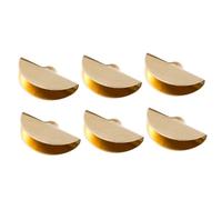 ABOOFAN 100 pièces Clips Demi-lune Dorés pour Bijoux Attaches de Sac Cuivre Résistant Fermoirs Éventail pour Décoration et Couture Accessoires de Pochettes et Sacs