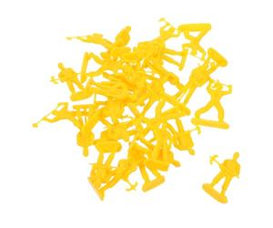ABOOFAN 100 Pièces Figurine Ouvrier Miniature Réaliste 6,5cm | Collection et Décoration de Bureau, Design Délicat, Format Portable, Usage Polyvalent