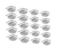 ABOOFAN 100 Pièces Lot de Coupelles de Pesée Aluminium avec Poignée et Barquettes Légères pour Pesée Chimique Facile et Mesure Précise Laboratoire