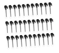 ABOOFAN 100 pièces Lot de Flacons Miniatures Verre pour Parfum Rechargeables Portables et Étanches avec Bouchons Noirs Bouteilles Polyvalentes pour Huiles Essentielles et Échantillons