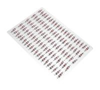 ABOOFAN 100 pièces Noyau de Valve Vélo Tubeless Alliage de Zinc Résistant Corrosion Compatible Pneus Route et VTT Kit de American Stems Étanchéité Renforcée