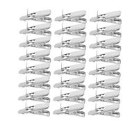 ABOOFAN 100pièces Pinces Crocodiles Pinces pour Décorations De Sapin De Noël Et Fleurs Utilisables pour Loisirs Créatifs Et Couronnes