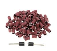 ABOOFAN 102 pièces Pouce Disques de Abrasif Circulaires avec Barre de Mandrin pour Ponçage Polissage et Brillantage des Ongles Naturels et Artificiels Outil de Polissage et Antidérapant