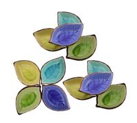 ABOOFAN 12 pièces Assiettes à Sauce Céramique Forme Lot pour Sauce Soja Dips et Apéritifs Bols Petits pour Condiments Snack et Tasting
