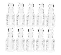 ABOOFAN 12 Pièces Baptism Holy Water Bottles Glass Travel Vials with Cap Portable Catholic Church Wedding Gift Transparent