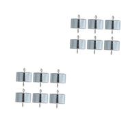 ABOOFAN 12 Pièces Calibration Weights With Double Hooks For Laboratory Physics Experiments Adjustable Mass Set For Digital Scale And Balance Testing