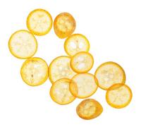 ABOOFAN 12 Pièces de Petites Oranges Séchées Pressées pour Diy, Matériau Végétal Apparence Vive, Couleur Orange Éclatante, pour Art D'ongles et Marque-pages