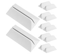 ABOOFAN 12 Pièces Support de Base pour Cloison de Bureau Support de Séparation de Table Plastique Mobile pour Panneau de Séparation Épaisseur pour Diviseur Espace de Bureau