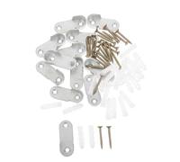 ABOOFAN 12 Pièces Support de Tringle à Vêtements Chromée Supports de Rods pour Installation Facile Votre Armoire